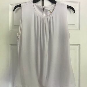 Calvin Klein Winter White Tank Blouse